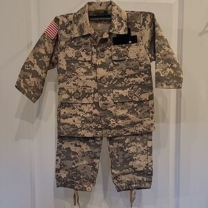 Rothko BCU kids fatigue suit sz XXS